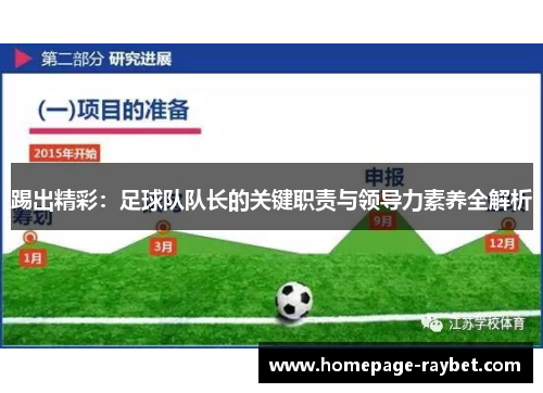 踢出精彩:足球队队长的关键职责与领导力素养全解析 踢出精彩:足球队队长的关键职责与领导力素养全解析